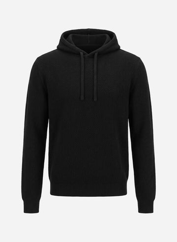 VIRGIN WOOL HONEYCOMB HOODIE