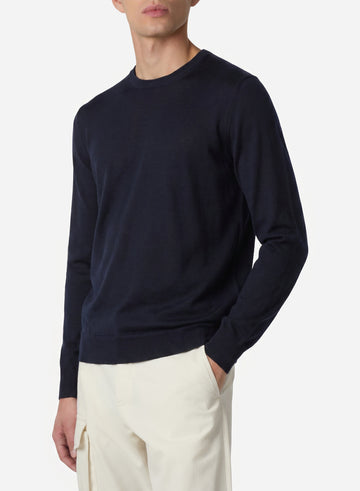 CASHMERE AND SILK CREWNECK