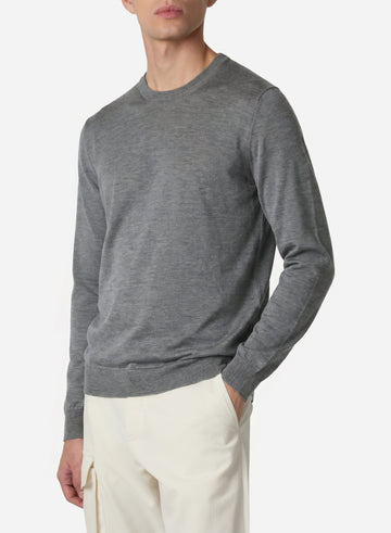 CASHMERE AND SILK CREWNECK