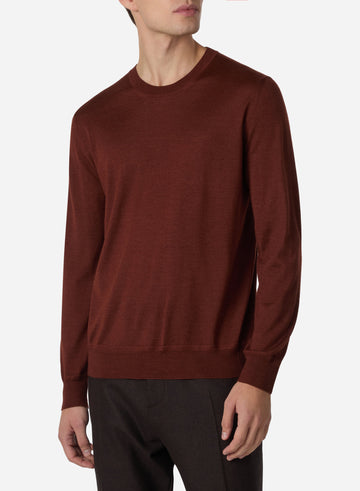 CASHMERE AND SILK CREWNECK
