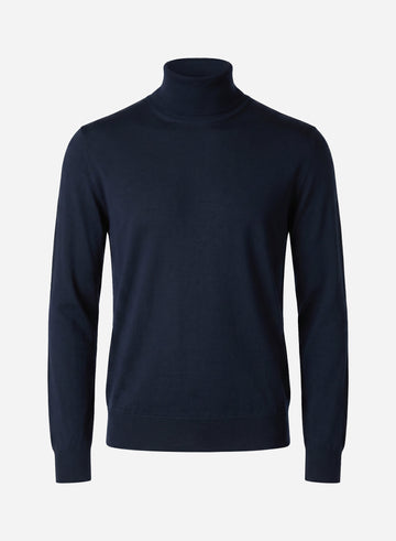 CASHMERE AND SILK TURTLENECK