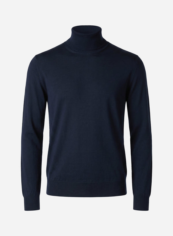 CASHMERE AND SILK TURTLENECK