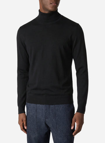 CASHMERE AND SILK TURTLENECK