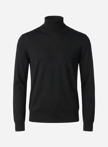 CASHMERE AND SILK TURTLENECK