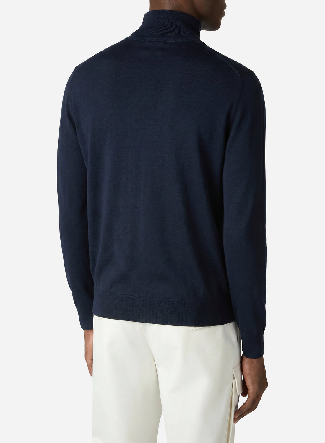 CASHMERE AND SILK LONG SLEEVES POLO