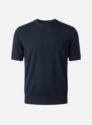 CASHMERE AND SILK SHORT SLEEVES T-SHIRT