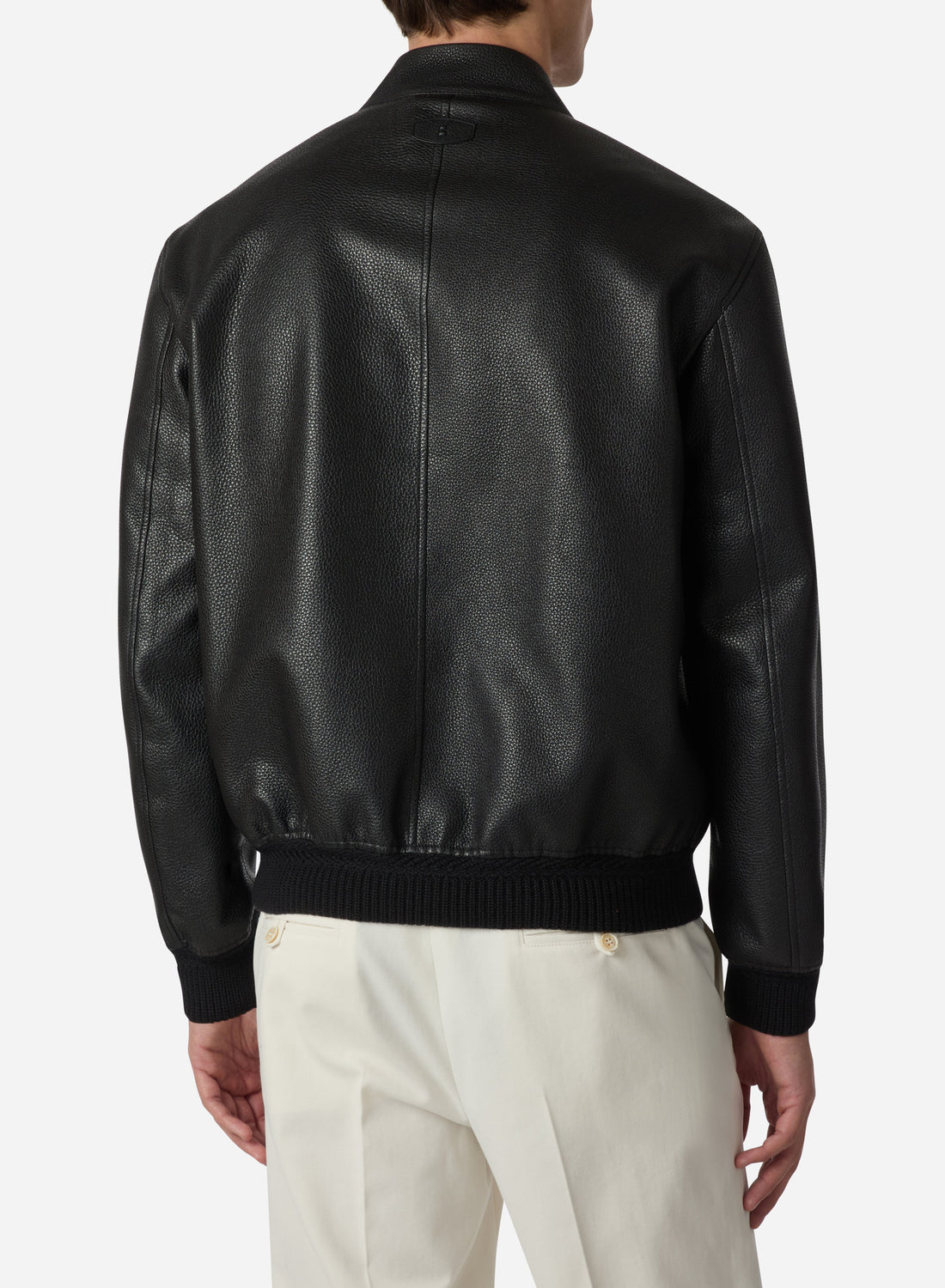 BONDED DEERSKIN VARSITY BLOUSON