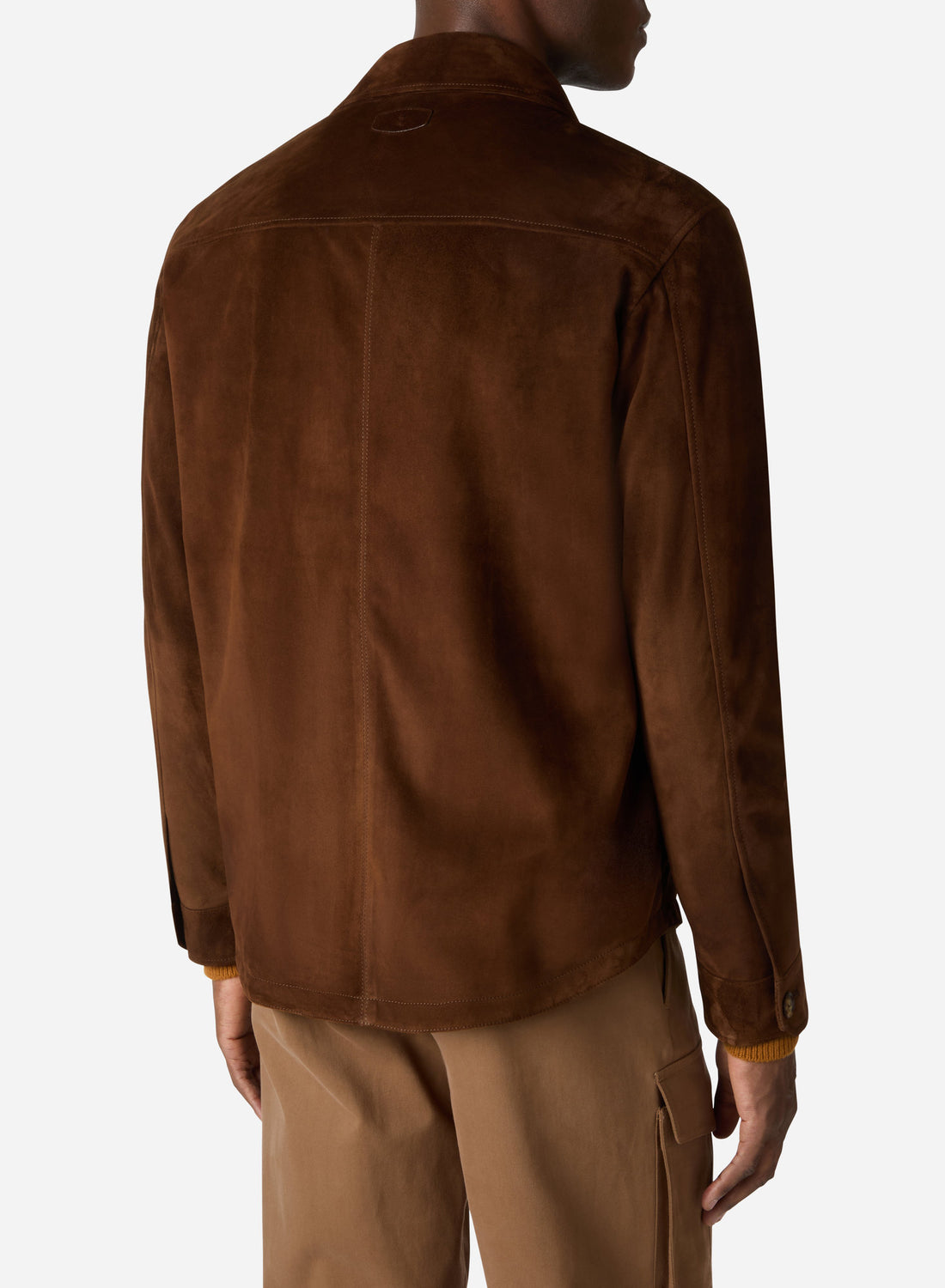 SUEDE SHIRT JACKET