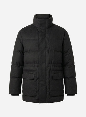 GOOSE DOWN CASHMERE FIELD JACKET