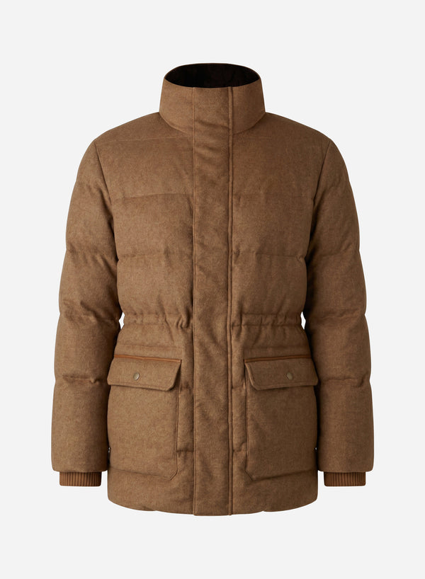 GOOSE DOWN CASHMERE FIELD JACKET