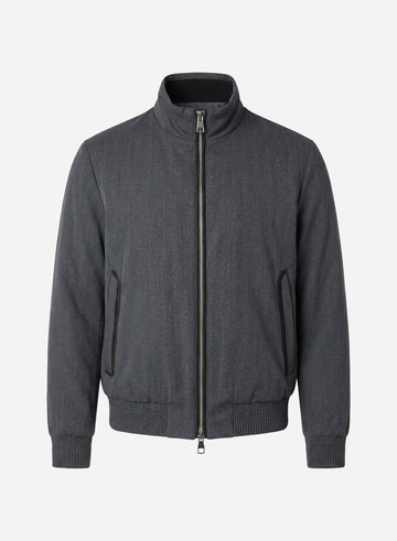 TECHNICAL WOOL BLOUSON