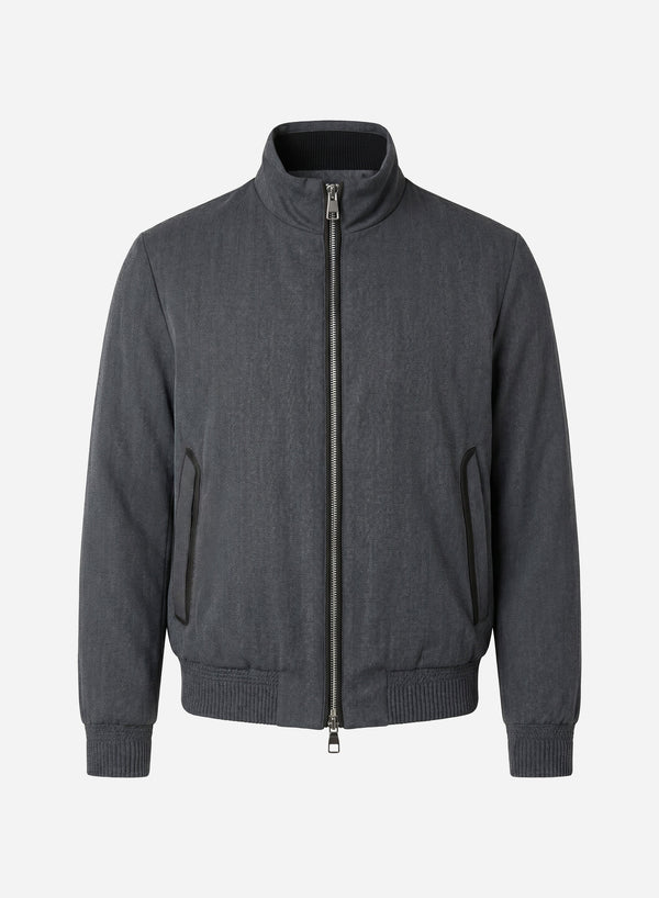 TECHNICAL WOOL BLOUSON