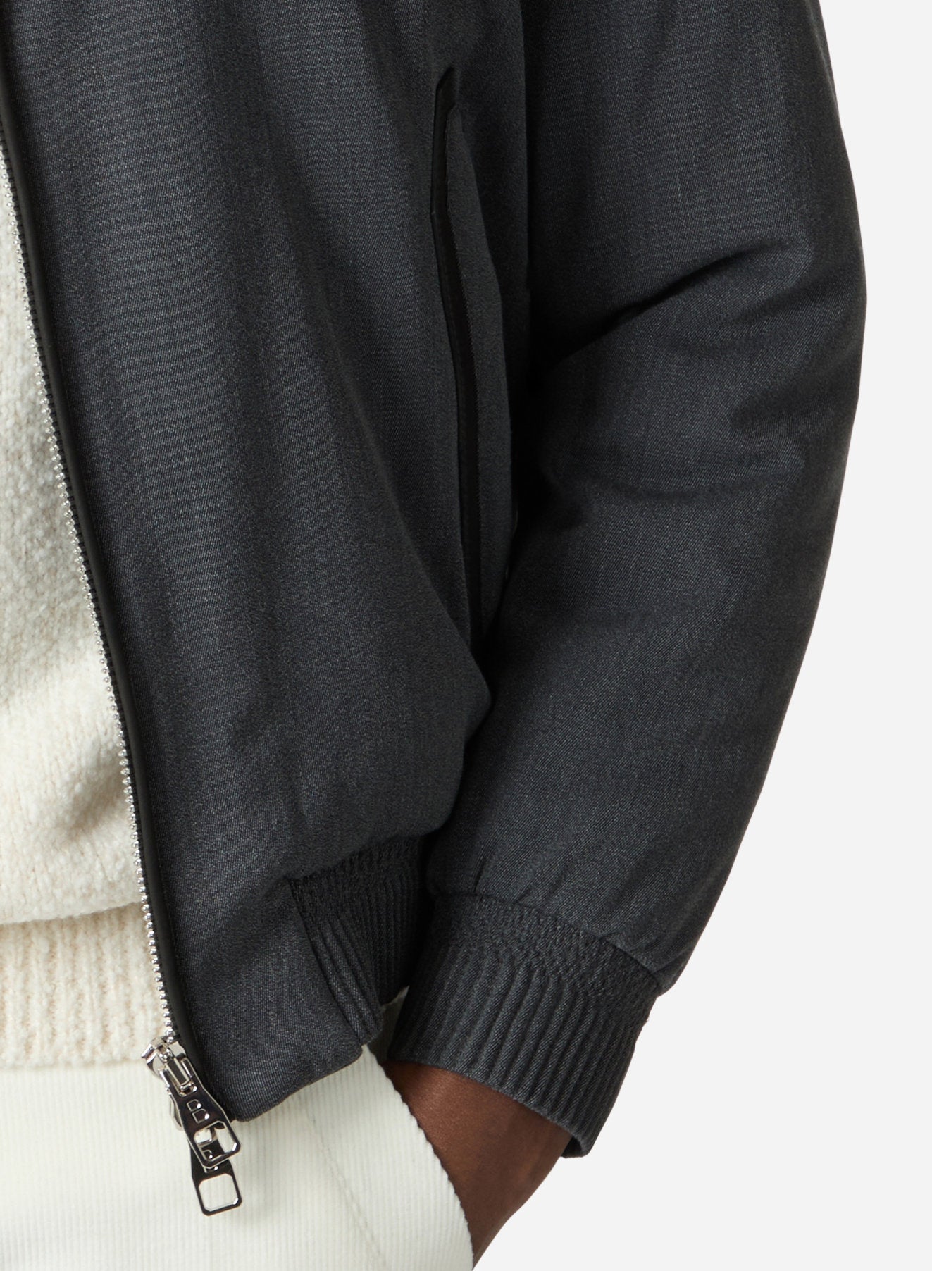 TECHNICAL WOOL BLOUSON