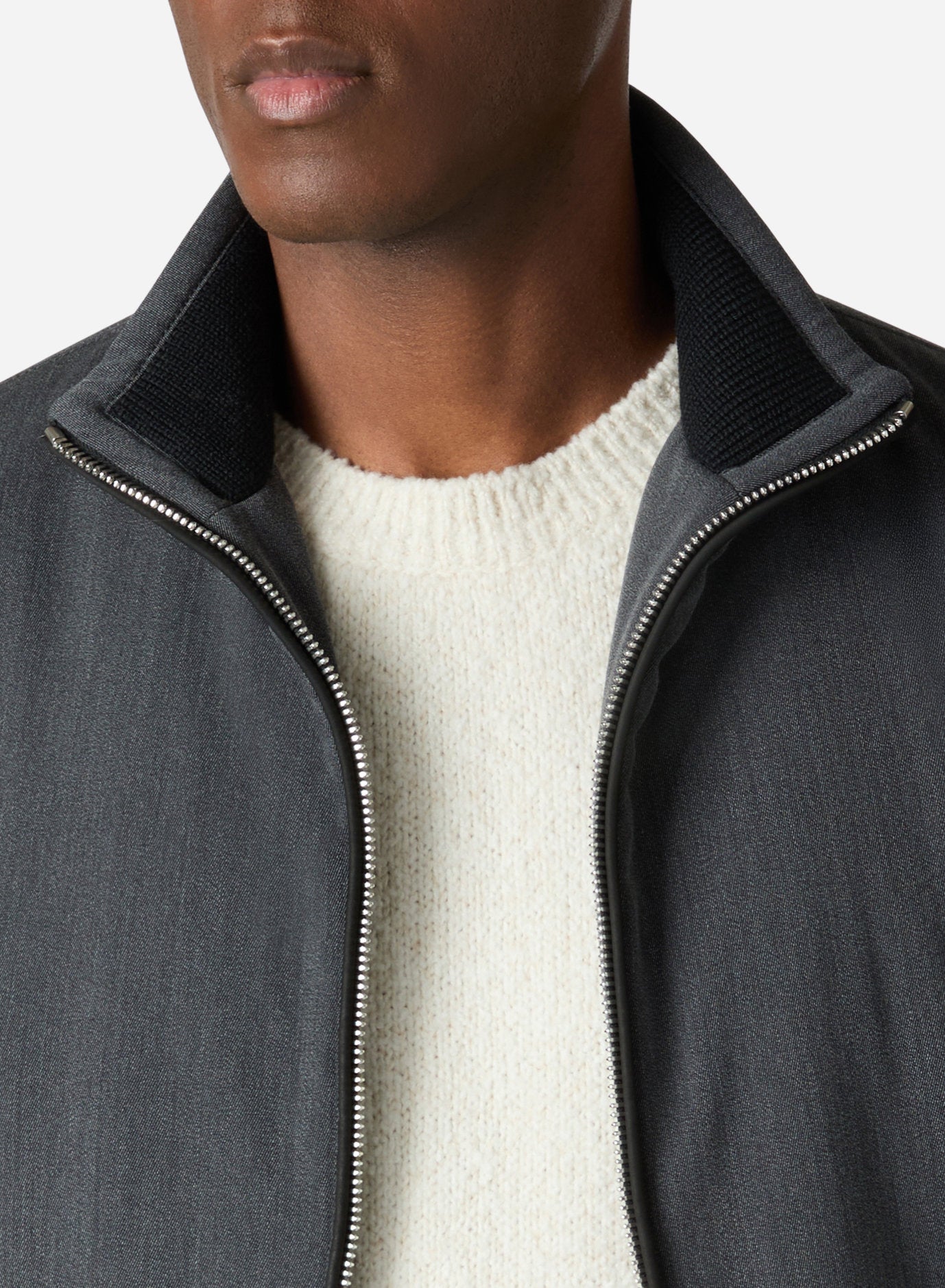 TECHNICAL WOOL BLOUSON