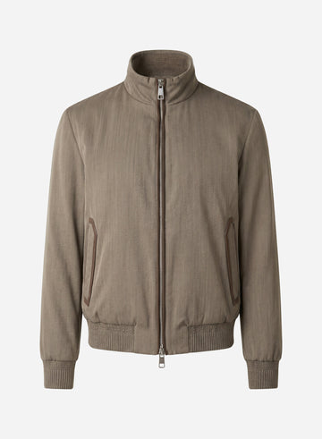 TECHNICAL WOOL BLOUSON