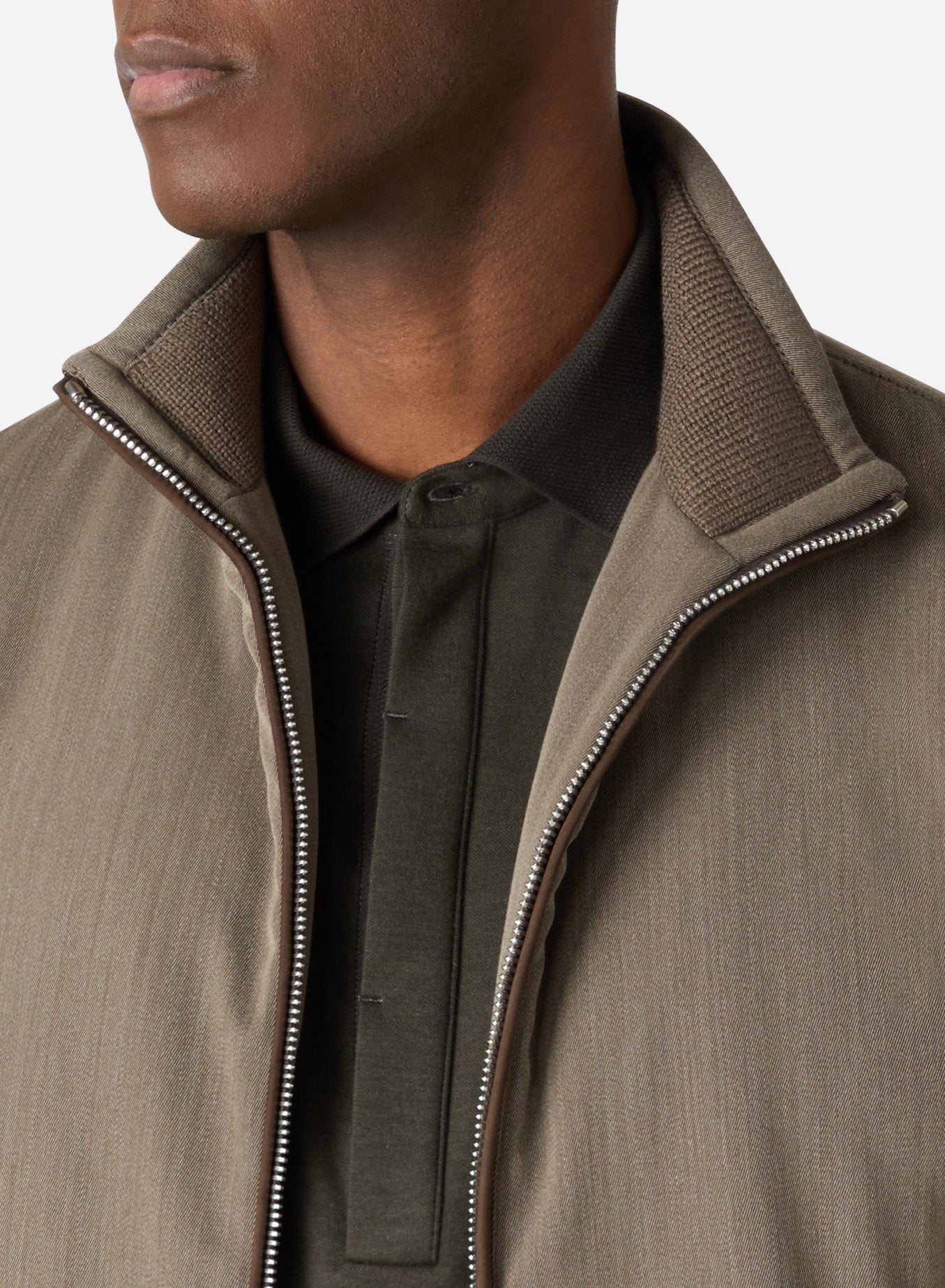 TECHNICAL WOOL BLOUSON