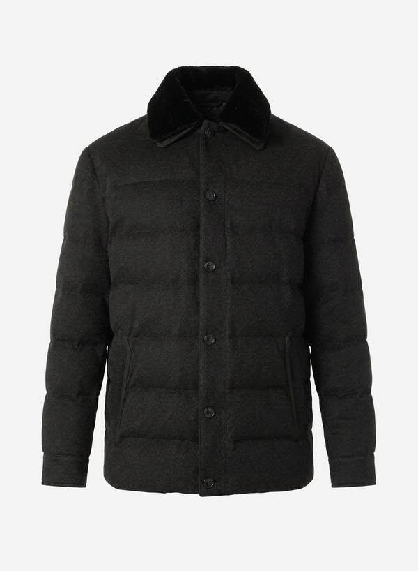 GOOSE DOWN CASHMERE SHIRT