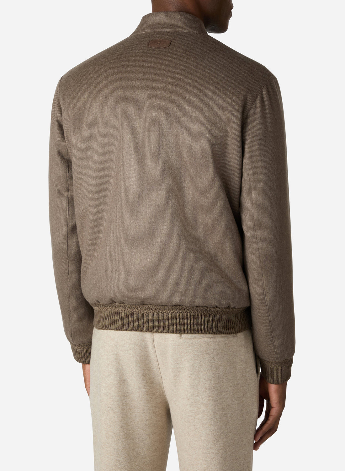 CASHMERE VARSITY BOMBER