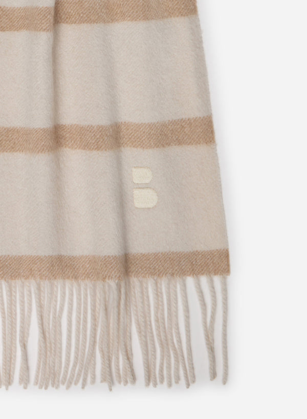 CASHMERE SCARF WITH STRIPES