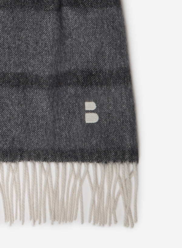 CASHMERE SCARF WITH STRIPES