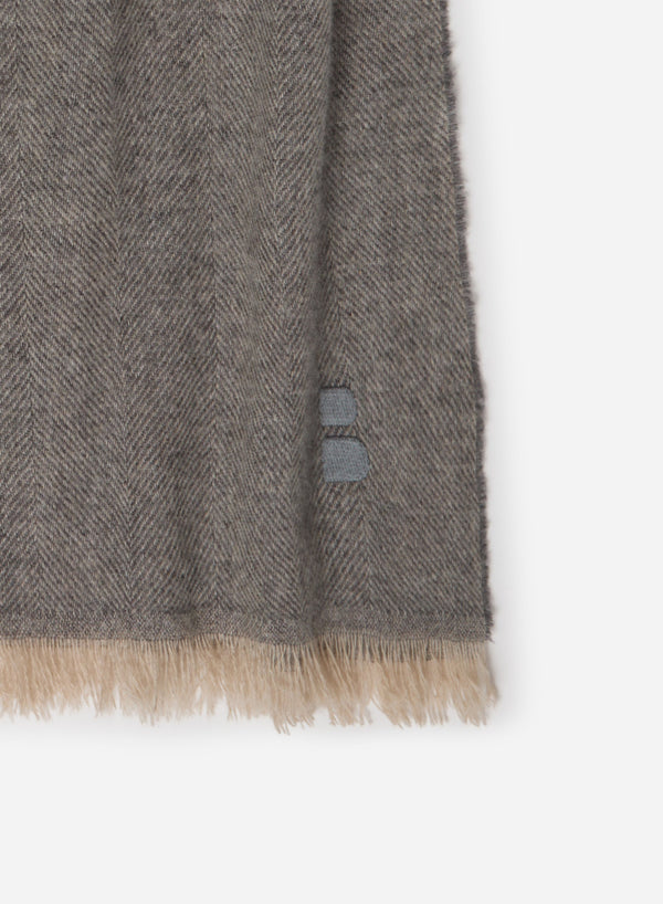 CASHMERE HERRINGBONE SCARF