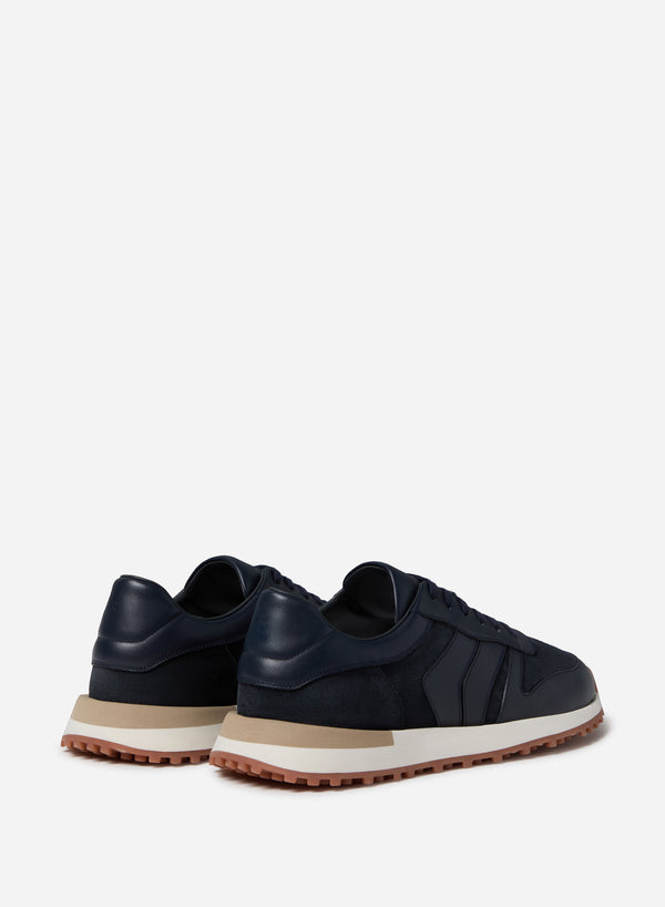SUEDE AND LEATHER MCLEAN SNEAKER