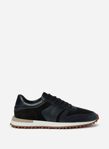 SUEDE AND LEATHER MCLEAN SNEAKER