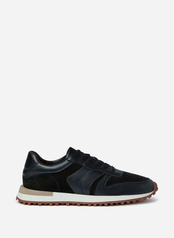 SUEDE AND LEATHER MCLEAN SNEAKER