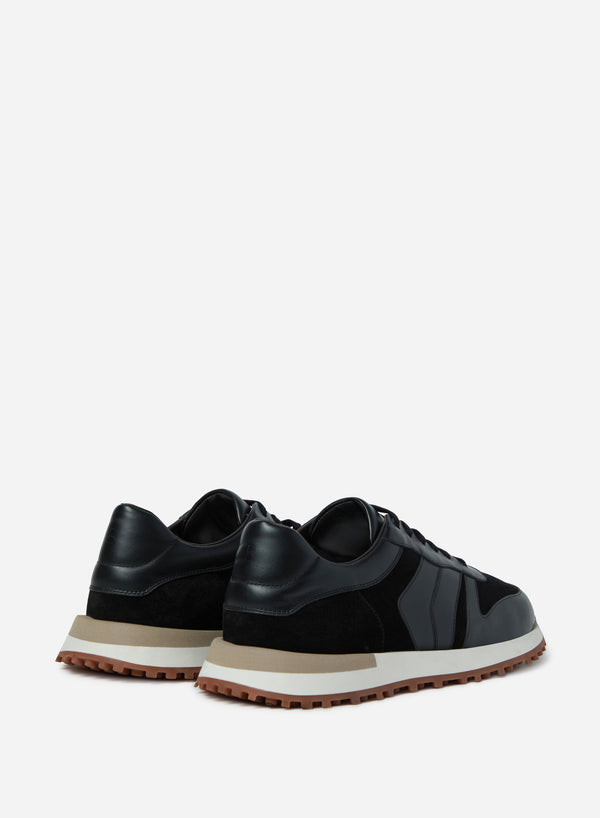 SUEDE AND LEATHER MCLEAN SNEAKER