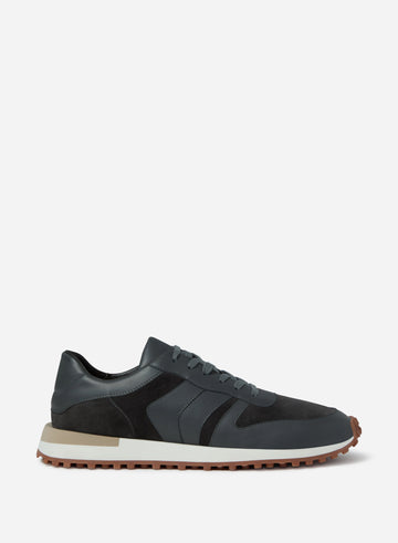SUEDE AND LEATHER MCLEAN SNEAKER