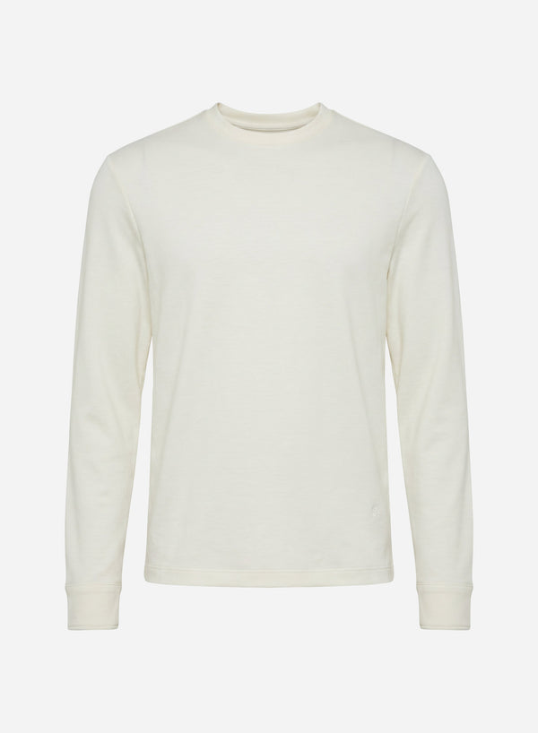 COTTON SILK CASHMERE LONG SLEEVES T-SHIRT
