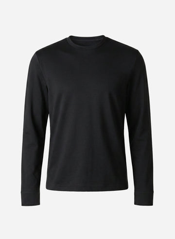 COTTON SILK CASHMERE LONG SLEEVES T-SHIRT