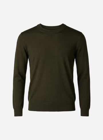 VIRGIN WOOL CREWNECK
