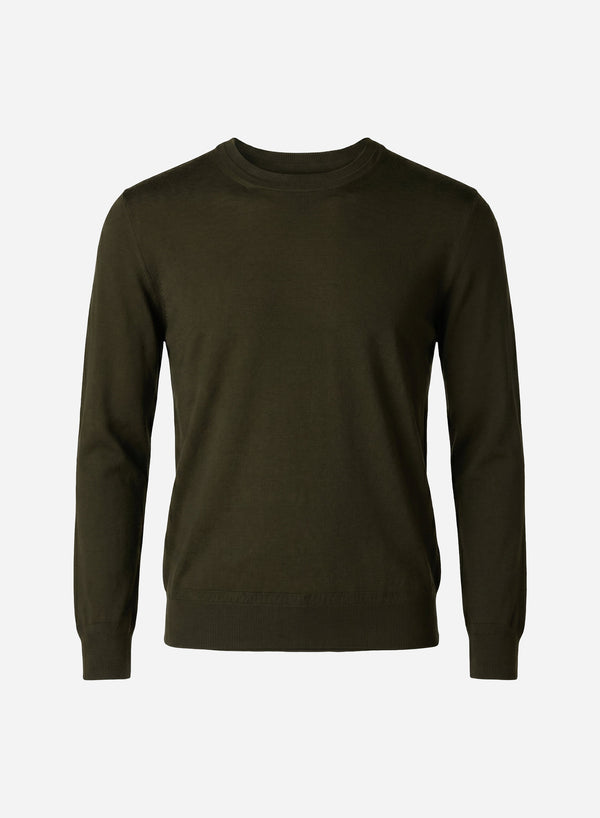 VIRGIN WOOL CREWNECK