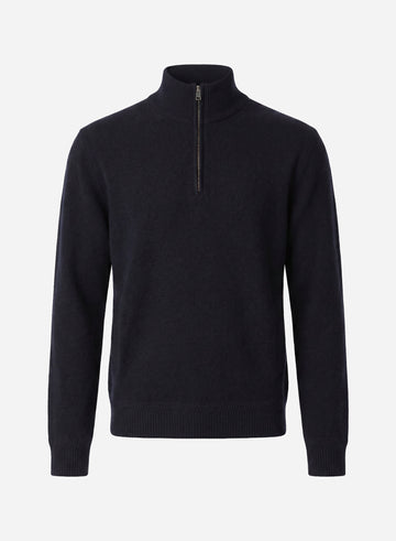 CASHMERE HALF-ZIP