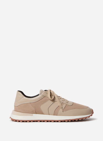 SUEDE AND LEATHER MCLEAN SNEAKER