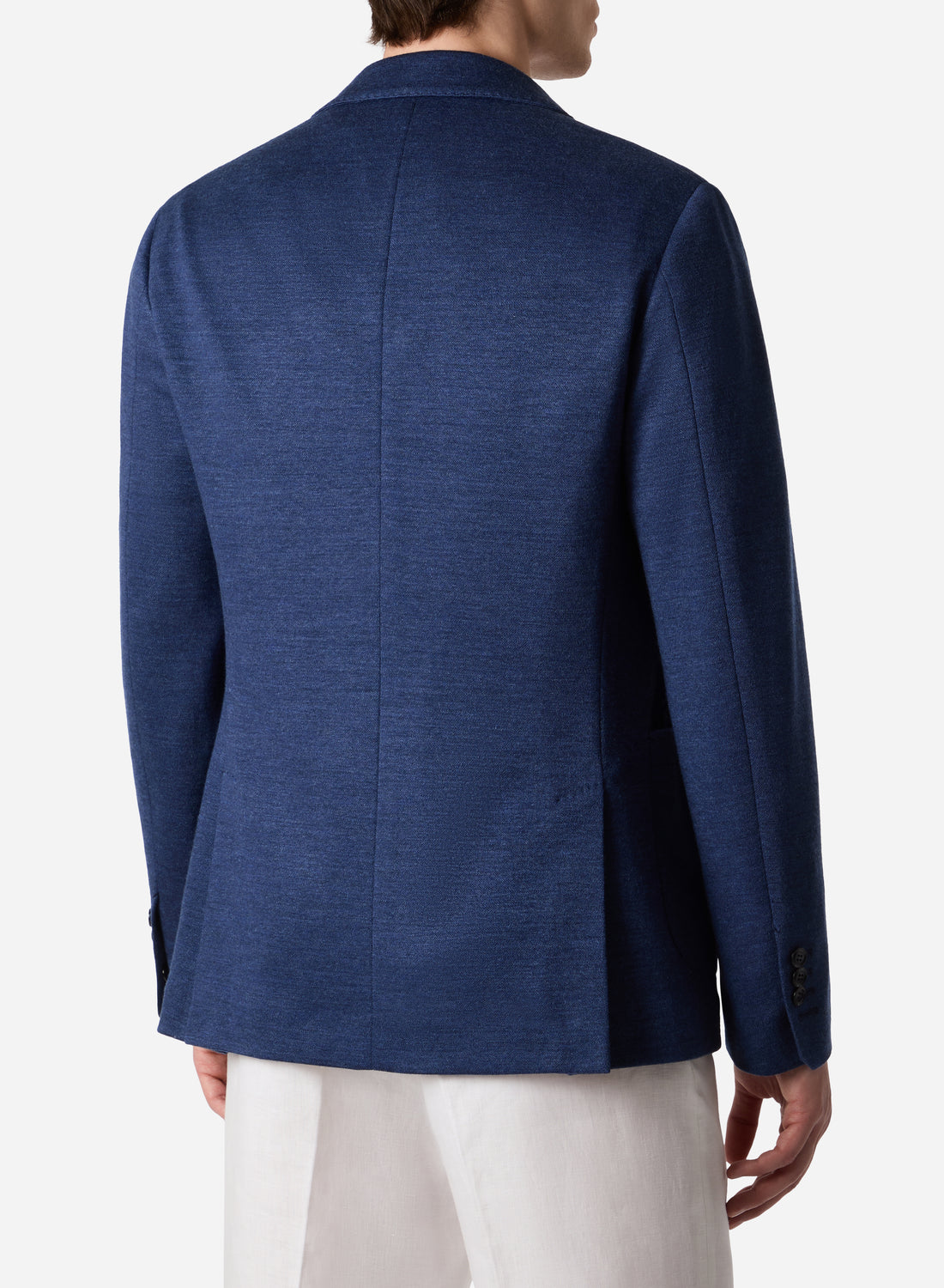 LINEN WOOL PATCH POCKET BLAZER