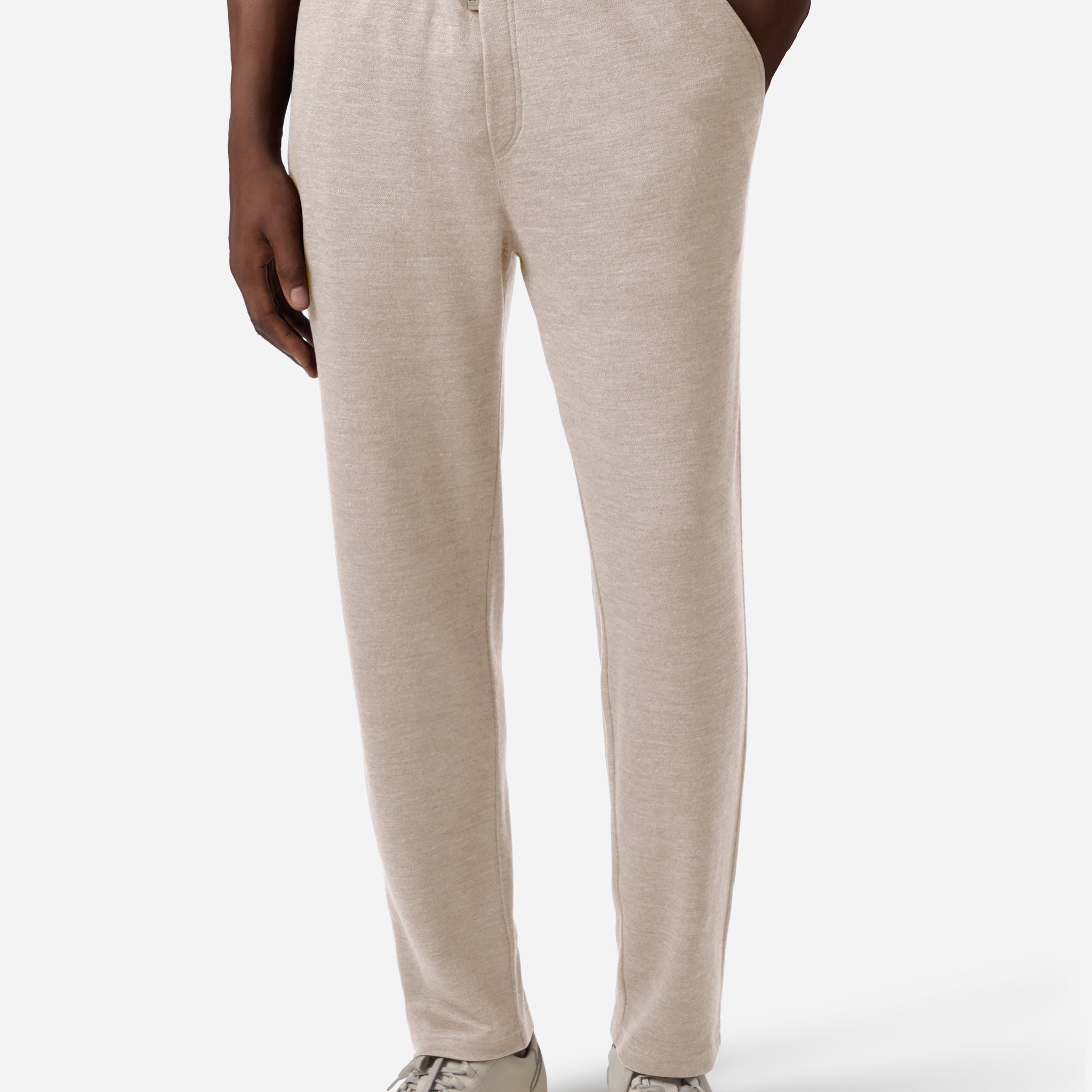 LINEN WOOL JOGGER PANTS