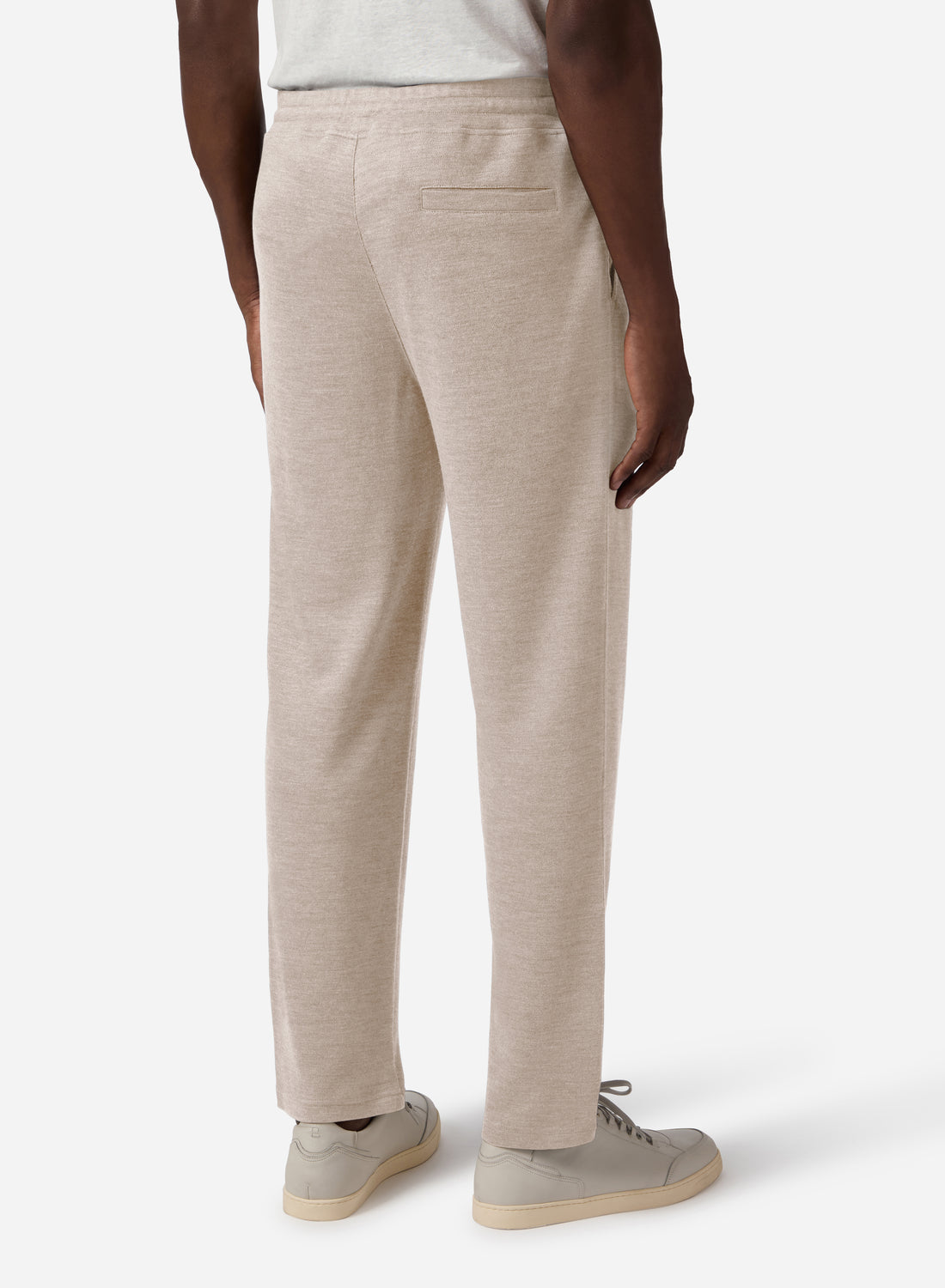 LINEN WOOL JOGGER PANTS