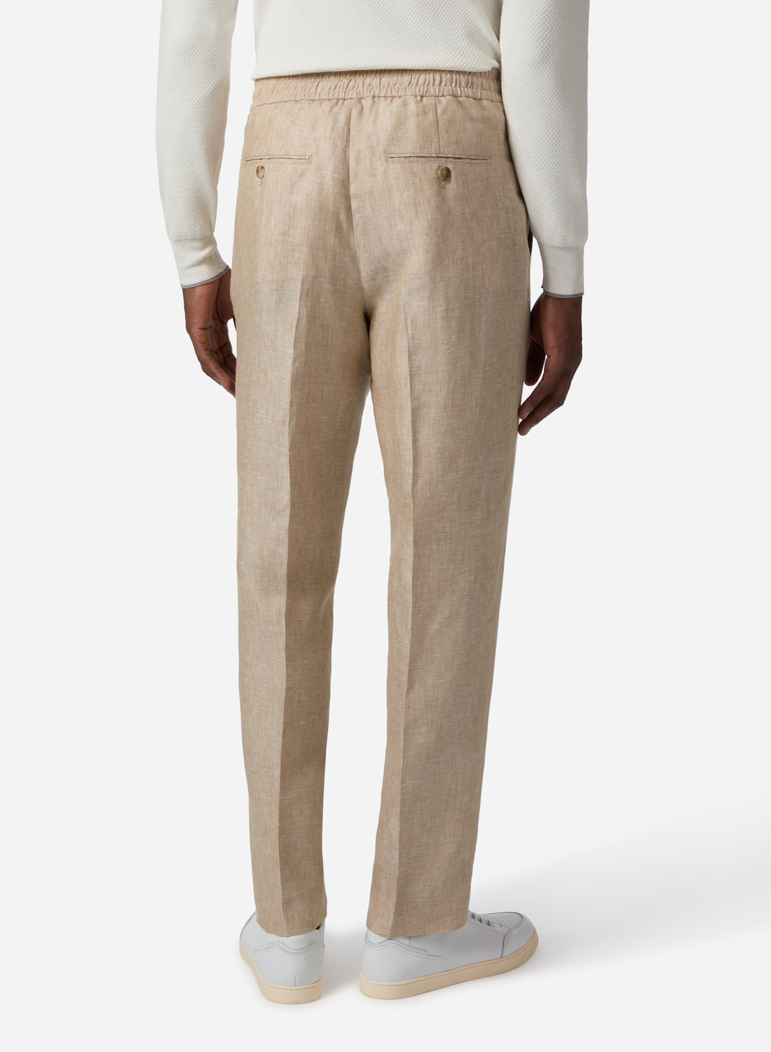 LINEN DRAWCORD PANTS