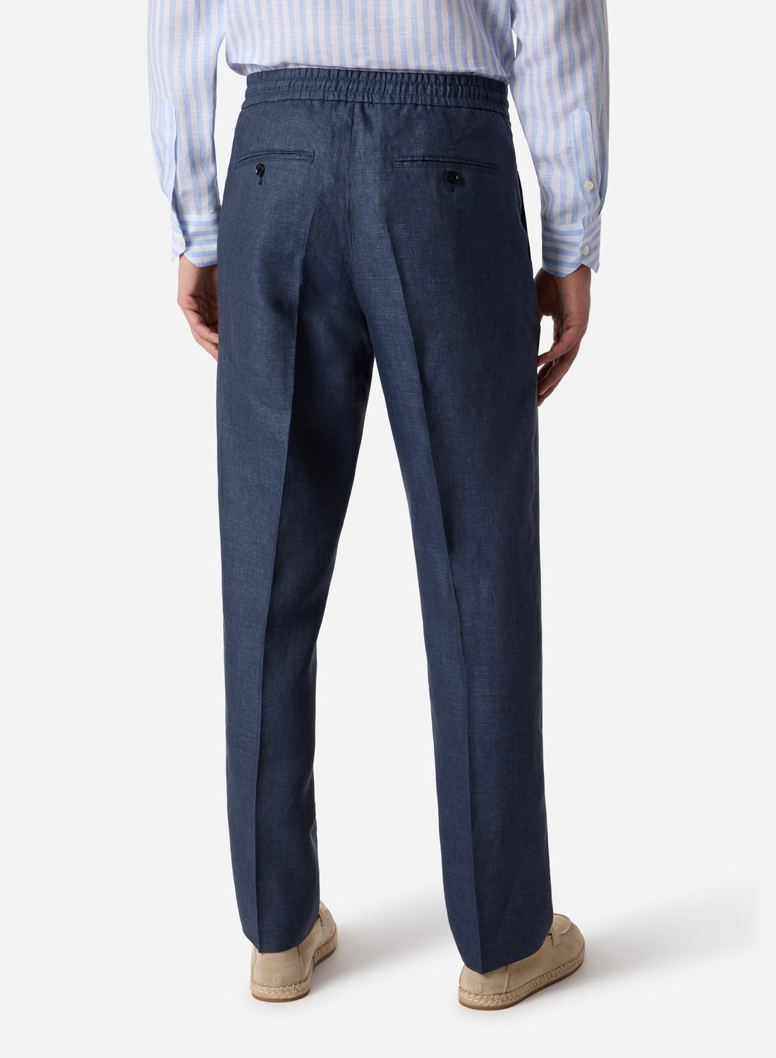 LINEN DRAWCORD PANTS