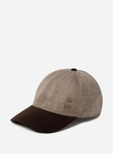 WOOL SILK LINEN CAP