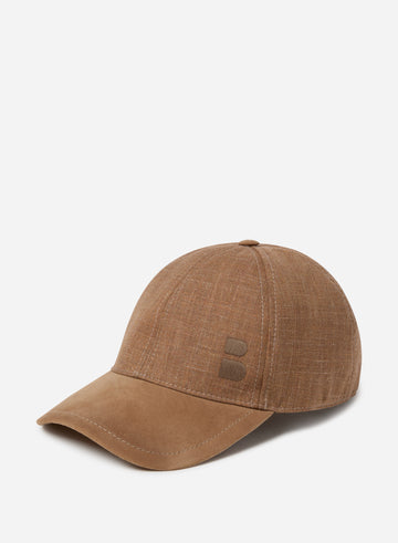 WOOL SILK LINEN CAP