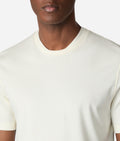Brett Johnson COTTON AND SILK SHORT SLEEVES T-SHIRT — back view