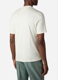 Brett Johnson COTTON AND SILK SHORT SLEEVES T-SHIRT — front view