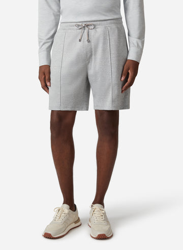 LINEN SILK COTTON SHORT PANTS