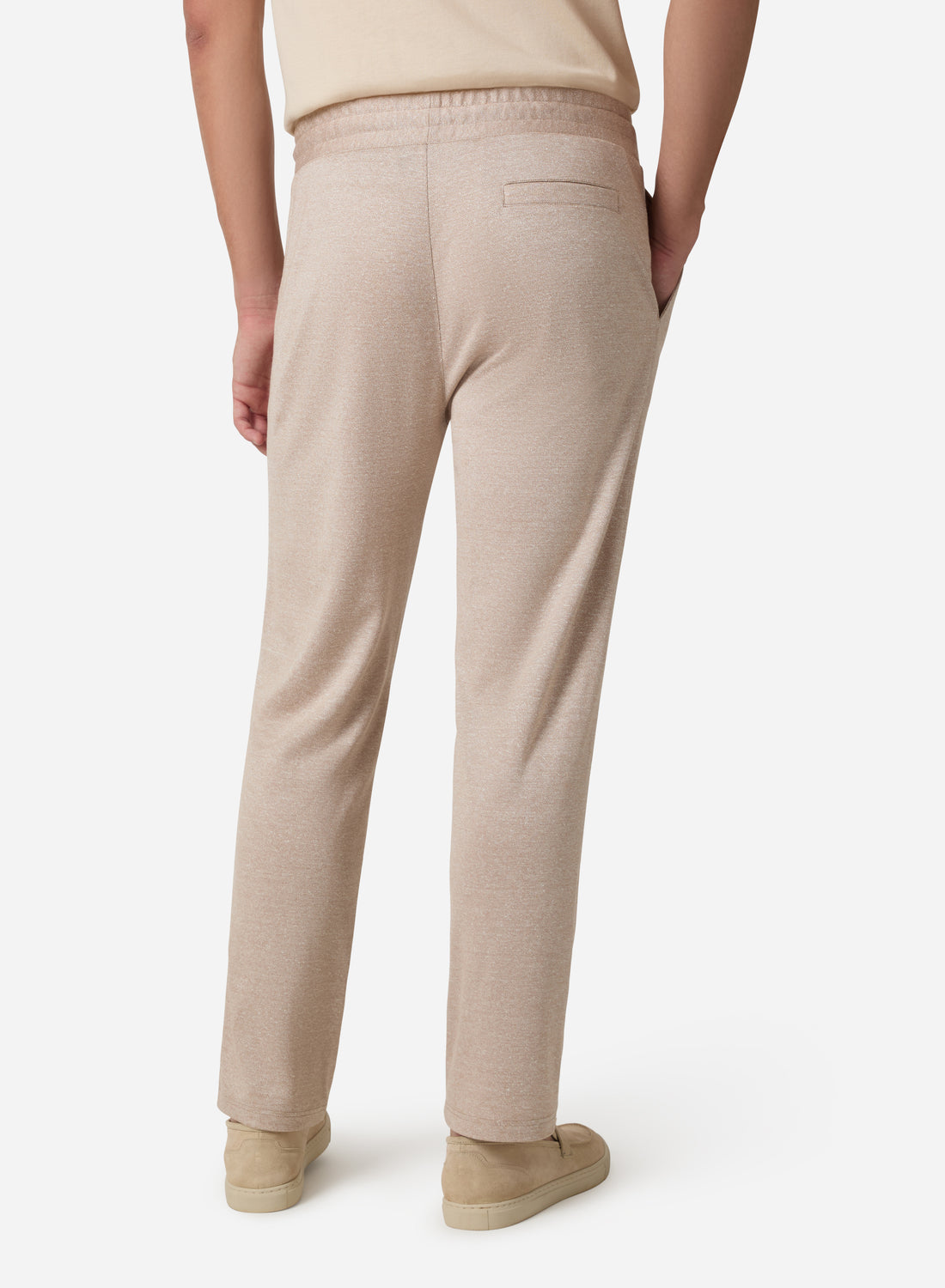 LINEN SILK COTTON JOGGER PANTS