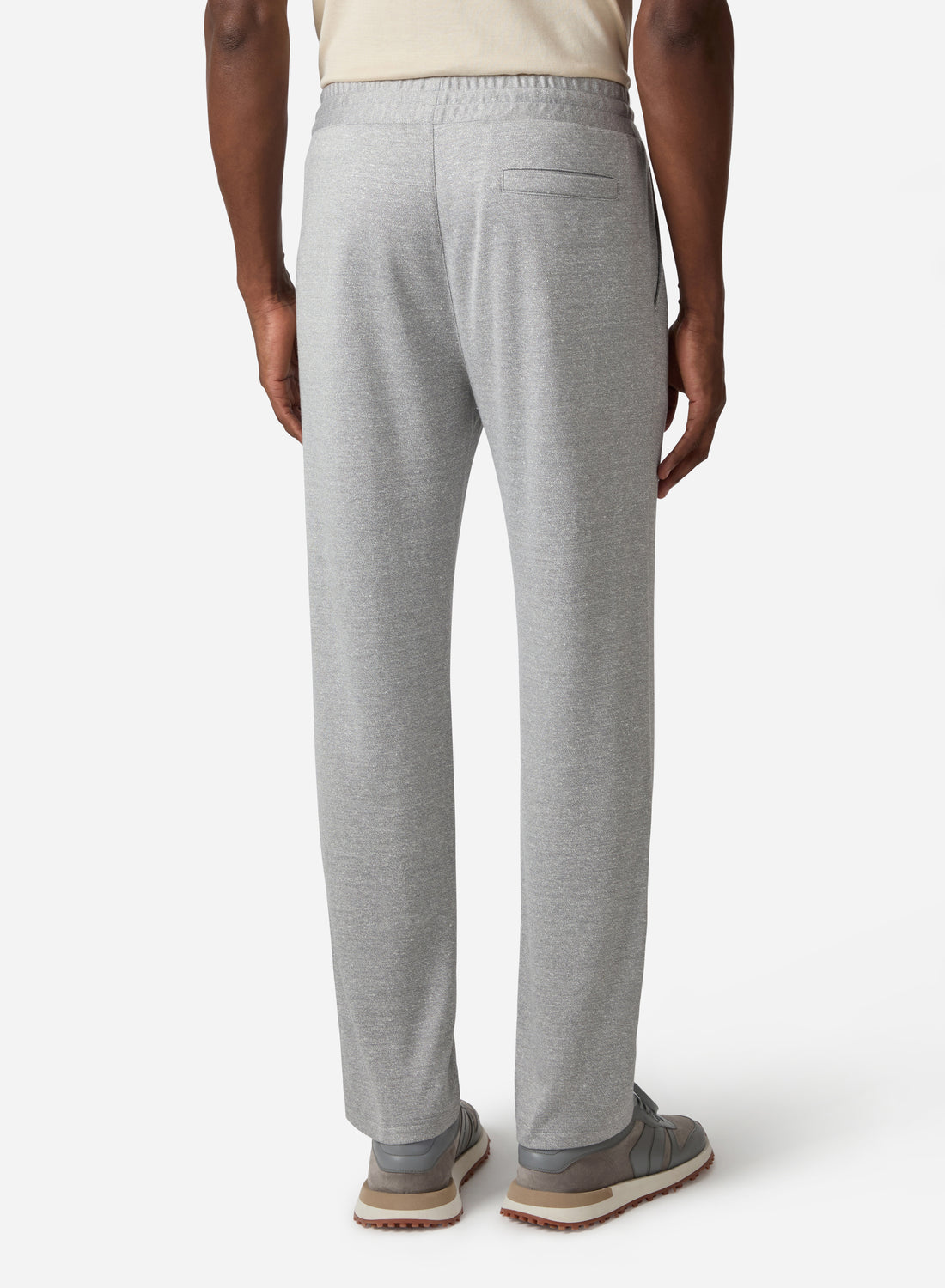 LINEN SILK COTTON JOGGER PANTS