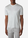 Brett Johnson SILK AND COTTON SHORT SLEEVES T-SHIRT