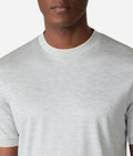 Brett Johnson SILK AND COTTON SHORT SLEEVES T-SHIRT — back view